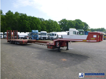 Low loader semi-trailer TURBO'S HOET 3-axle semi-lowbed trailer 39 t + ramps: picture 2
