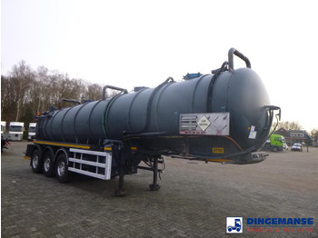 Tank semi-trailer WHALE Vacuum tank inox 30 m3 / 1 comp + pump: picture 2