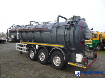 Tank semi-trailer WHALE Vacuum tank inox 30 m3 / 1 comp + pump: picture 3