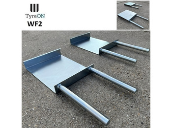Workshop equipment WF2 wheel forks for vehicles with different track widths like ride-on lawn mowers - suitable for tyreON TL10E - Set of 2 pieces: picture 4