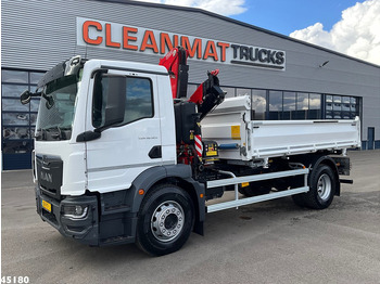 Tipper MAN TGM 18.320 Euro 6 Fassi 13 Tonmeter laadkraan NEW AND UNUSED!: picture 3