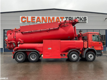 Vacuum truck Mercedes-Benz Actros 4141 8x4 RVS Naaktgeboren drogestoffen Just 99.291 km!: picture 2