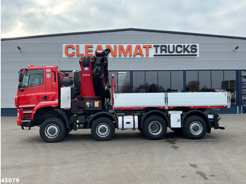 Crane truck Tatra T 158 8x6 Euro 6 HMF 85 Tonmeter laadkraan + Fly-Jib Just 147.844 km!: picture 2