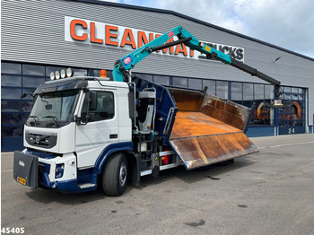 Tipper, Crane truck Volvo FM 330 6x2/6x4 Hydrodrive HMF 16 Tonmeter Z-kraan: picture 2
