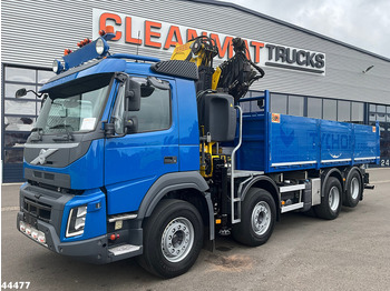 Tipper, Crane truck Volvo FMX 540 8x4 Euro 6 Fassi 36 Tonmeter laadkraan: picture 4