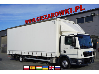 Curtainsider truck MAN TGL 12.220
