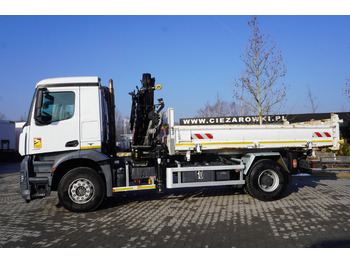 Leasing of MERCEDES-BENZ Arocs 1833 / 87,000 km!!! / Hds HIAB X-DUO 128 B-2 / three-sided tipper MERCEDES-BENZ Arocs 1833 / 87,000 km!!! / Hds HIAB X-DUO 128 B-2 / three-sided tipper: picture 4