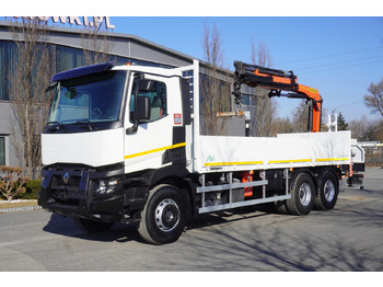 Crane truck RENAULT C380 / 6x4 / HDS Palfinger PK 18002-EH 6000 kg: picture 2