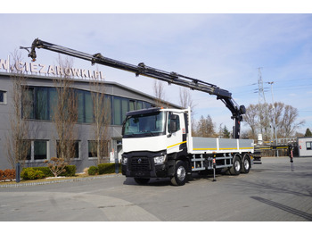 Leasing of RENAULT C430 / 15 m crane HIAB 244 EP-5 HIDUO 8400 kg / Platform with stanchions RENAULT C430 / 15 m crane HIAB 244 EP-5 HIDUO 8400 kg / Platform with stanchions: picture 1