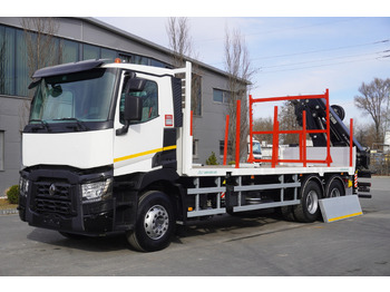 Leasing of RENAULT C430 / 15 m crane HIAB 244 EP-5 HIDUO 8400 kg / Platform with stanchions RENAULT C430 / 15 m crane HIAB 244 EP-5 HIDUO 8400 kg / Platform with stanchions: picture 4