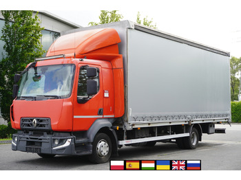 Curtainsider truck RENAULT Midlum