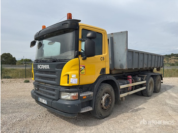 Hook lift truck 2008 Scania P380 6x4 Camion Amplirol 6x4 Roll-Off Truck: picture 2