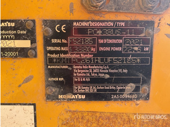 Crawler excavator KOMATSU PC138US-11
