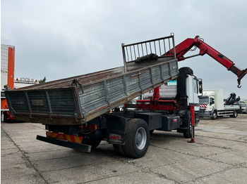 Tipper, Crane truck Mercedes-Benz Actros 1831 V6 4X2 Tipper + crane EPS Manual Gearbox 3 peddal: picture 4