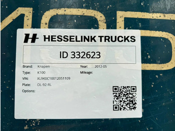 Walking floor semi-trailer Knapen Trailers K100 92m3 Cargo Floor 10MM BPW: picture 4