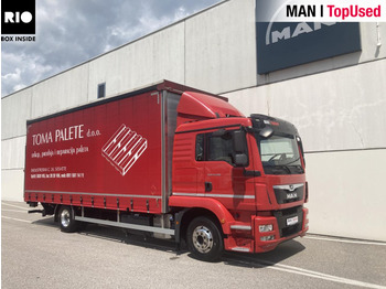 Curtainsider truck MAN TGM 15.290 4X2 LL: picture 1