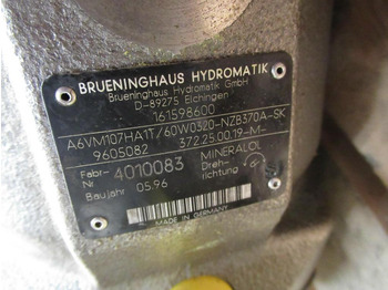 Hydraulic motor for Construction machinery Brueninghaus Hydromatik A6VM107HA1T/60W0320-NZB370A-SK -: picture 5