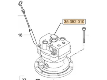 Swing motor CASE