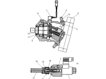 Hydraulic motor CASE