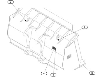 Loader bucket CATERPILLAR