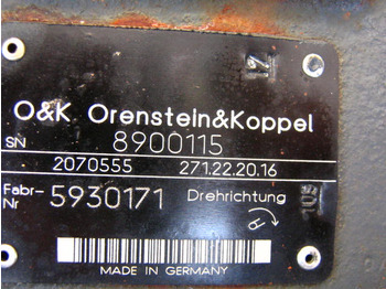 Hydraulic pump O&K