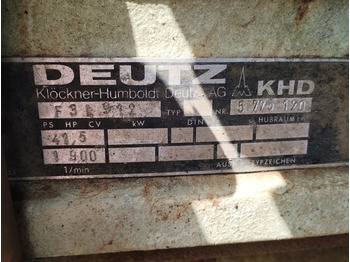 Engine and parts for Construction machinery SILNIK Deutz F3 L 912: picture 2