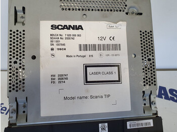 Dashboard for Truck Scania radio navigation system: picture 4