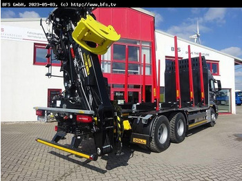Timber truck MAN TGS (TG3) 33.510 6x4 BL CH Loglift Holzladekran: picture 3