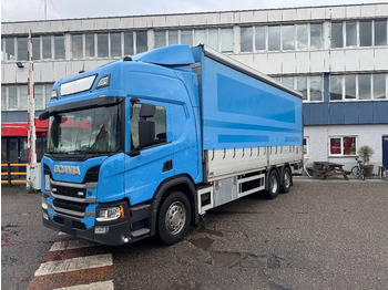 Curtainsider truck SCANIA P 450