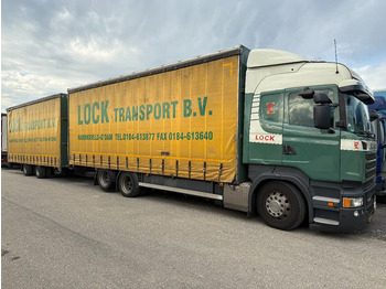 Curtainsider truck SCANIA R 450