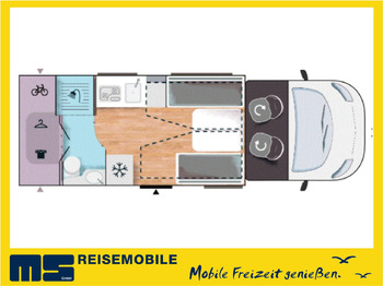 Semi-integrated motorhome Chausson 630 TITANIUM / - 2026 - / EINZEL. - HUBBETTEN: picture 2