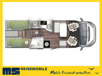 Semi-integrated motorhome Forster T 745 EB /-2025-/ 140PS / EINZELBETTEN & HUBBETT: picture 2