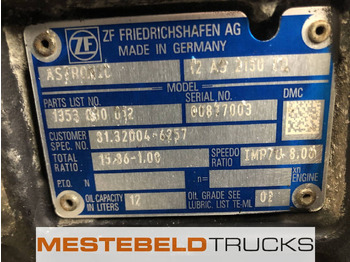 Gearbox and parts for Truck MAN Versnellingsbak 12 AS 2130 TD: picture 5 Gearbox and parts for Truck MAN Versnellingsbak 12 AS 2130 TD: picture 5