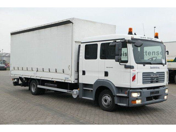 Curtainsider truck MAN 12.240 TGL, DOKA, LBW, AHK, Klima, 6 Sitze: picture 4