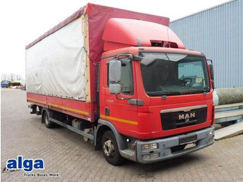 Curtainsider truck MAN TGL 8.180