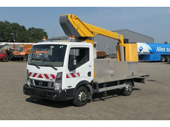 Truck mounted aerial platform Nissan 32.12 4x2, 11m Arbeitshöhe, Klima,3. Sitz: picture 4