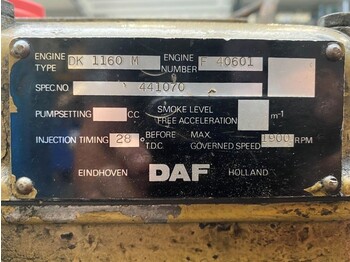 Engine DAF DK 1160 M 200 PK Marine Diesel motor: picture 2