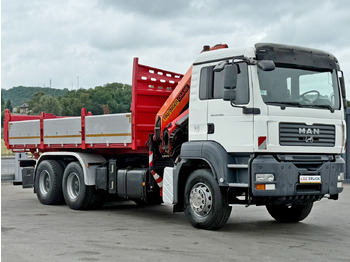 Crane truck MAN TGA 26.400 * KIPPER 6,00m + PK 15500 * 6x4 * TOP: picture 4