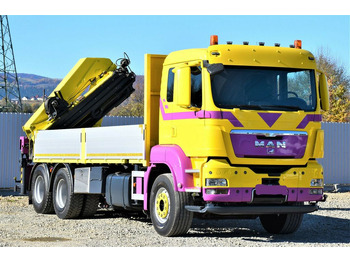 Crane truck MAN TGS 28.440 Pritsche 5,60* HMF 3000 K5 + FUNK !: picture 3