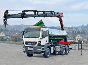 Crane truck, Tipper MAN TGS 33.480*KIPPER 5,70m * PK 23002 + FUNK * 6x4: picture 2