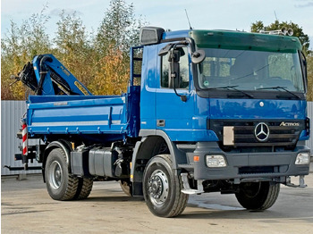 Tipper, Crane truck Mercedes-Benz ACTROS 1841 * PK 10501 + FUNK * TOP * 4x4: picture 4