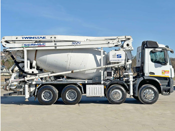 New Mixer pump truck Mercedes-Benz AROCS 3743 * Betonpumpe + FUNK * 8x4 * TOP: picture 3