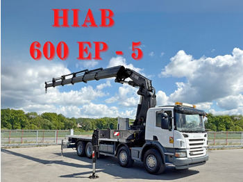 Leasing of  Scania P 420* PLATFORM 6,80m * HIAB 600 EP-5/FUNK * 8x4 Scania P 420* PLATFORM 6,80m * HIAB 600 EP-5/FUNK * 8x4: picture 1