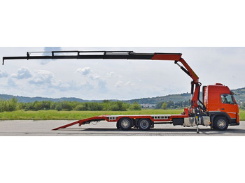 Crane truck, Autotransporter truck Volvo FM 410 * PK 26002 - EH D / FUNK* TOPZUSTAND: picture 5