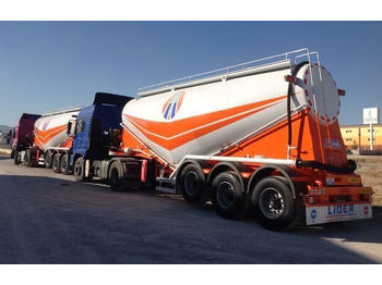 New Tank semi-trailer for transportation of cement LIDER 2025  MODEL NEW CEMENT TANKER: picture 3