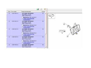 Tachograph for Truck MERCEDES-BENZ ACTROS MP2-MP3-MP4 ELECTRONIC INSTRUMENT: picture 2