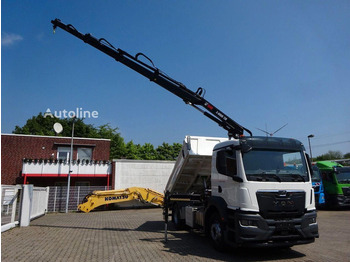 Leasing of MAN TGS 22.400 - 3 way tipper + crane MAN TGS 22.400 - 3 way tipper + crane: picture 3