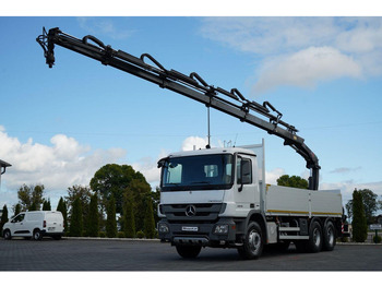 Dropside/ Flatbed truck, Crane truck Mercedes-Benz ACTROS 2636 / 6x4 / SKRZYNIOWY 6,5 M + HDS HIAB / MOCNA PODŁOGA: picture 2 Dropside/ Flatbed truck, Crane truck Mercedes-Benz ACTROS 2636 / 6x4 / SKRZYNIOWY 6,5 M + HDS HIAB / MOCNA PODŁOGA: picture 2