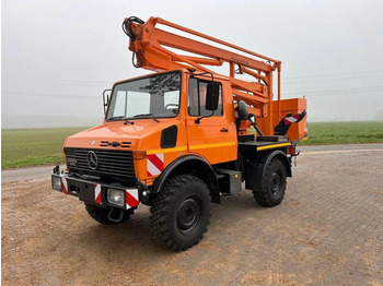Truck mounted aerial platform UNIMOG