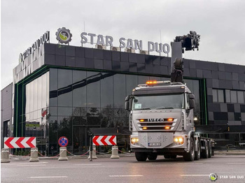Crane truck Iveco  STRALIS AS320S50Y 8x2 HMF 8520-0K6 FLY JIB Winc: picture 4